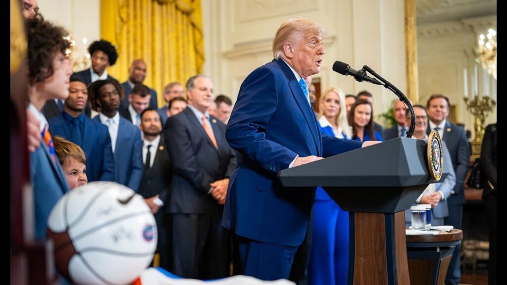 President Trump Welcomes the 2025 Men's NCAA Basketball Champions, The University of Florida Gators