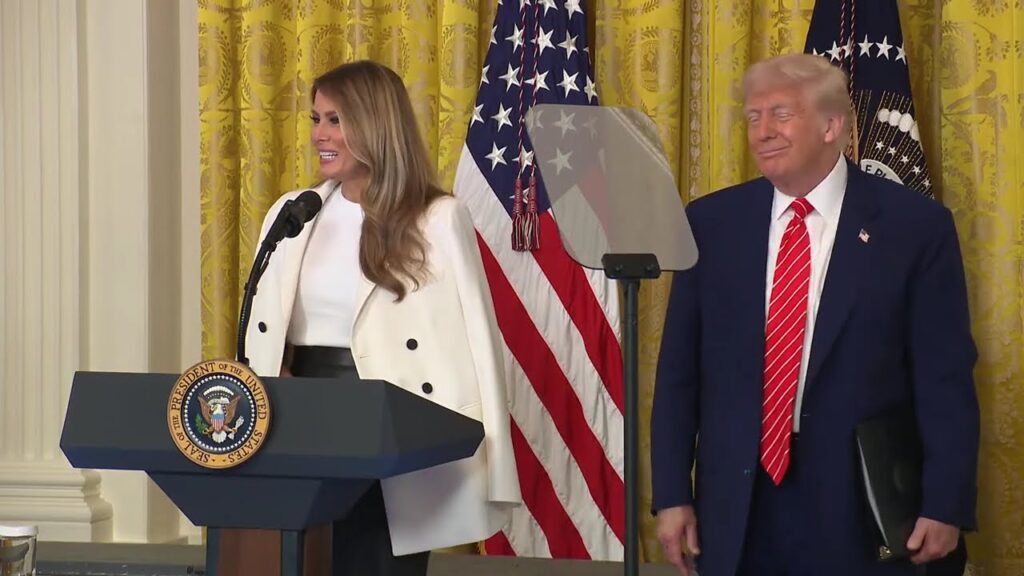 President Trump and the First Lady Participate in a Celebration of Military Mothers