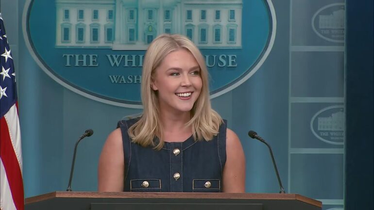 Press Secretary Karoline Leavitt Holds a Press Briefing for Take Our Sons and Daughters to Work Day