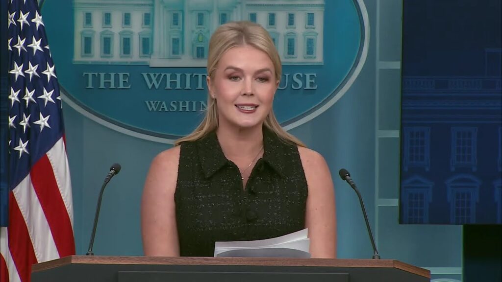 Press Secretary Karoline Leavitt and Stephen Miller Brief Members of the Media, May 01, 2025