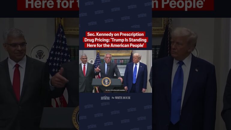 Sec. Kennedy on Prescription Drug Pricing: 'This is an extraordinary day...'