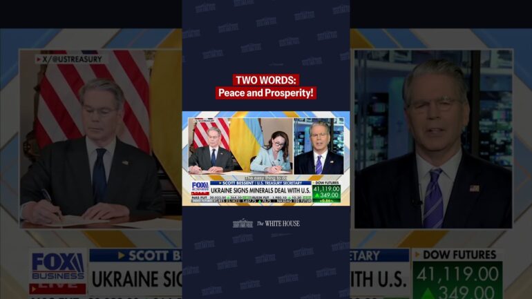 Treasury Sec Scott Bessent on the signing of the historic agreement between the U.S. and Ukraine.