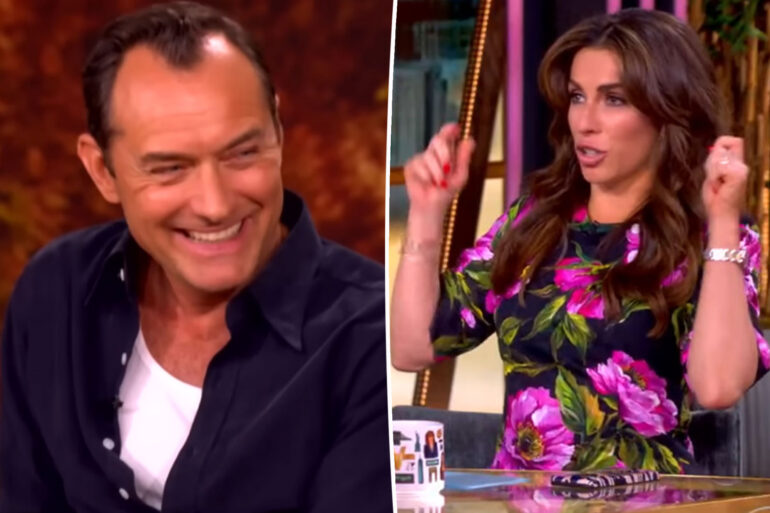 Gossip & rumors: alyssa farah griffin flashed jude law backstage