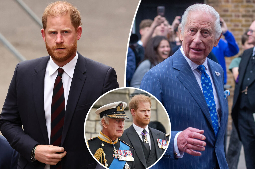 Gossip & rumors: king charles, prince harry at point of