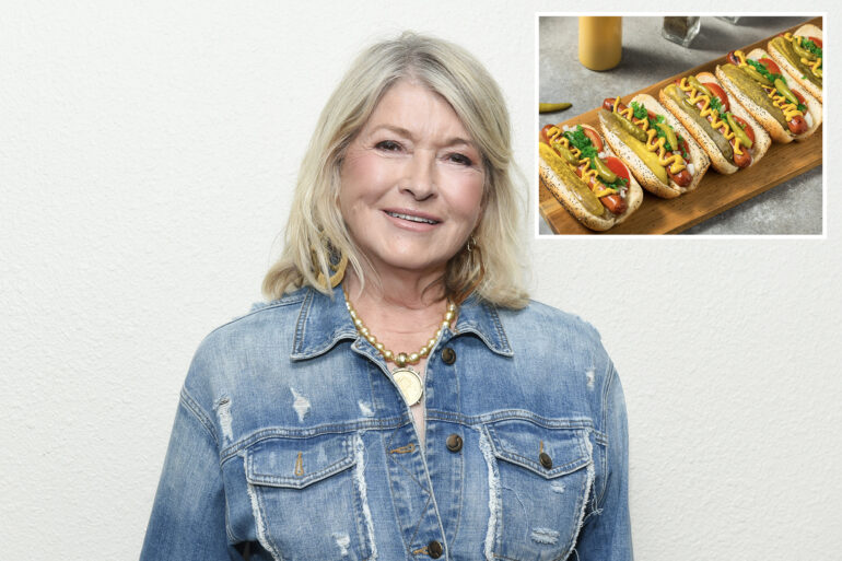 Gossip & rumors: martha stewart sparks hot dog debate over