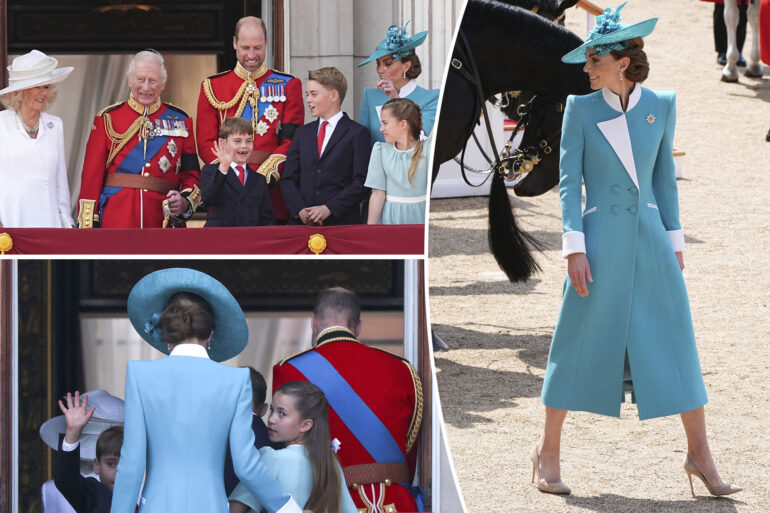 Gossip & rumors: princess kate stuns in sky blue as