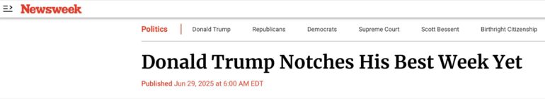 “Donald Trump Notches His Best Week Yet!” * 100PercentFedUp.com * by Noah