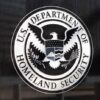 US Department of Homeland Security emblem on wall