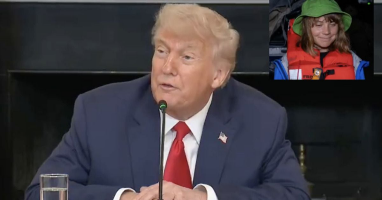 President Trump Responds To Greta Thunberg Being CAPTURED * 100PercentFedUp.com * by Andi