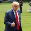 WASHINGTON, DC - JUNE 09: U.S. President Donald Trump returns to the White House on June 09, 2025 in Washington, DC. Trump returned from Camp David where he held a meeting with senior members of his administration. (Photo by Win McNamee/Getty Images)