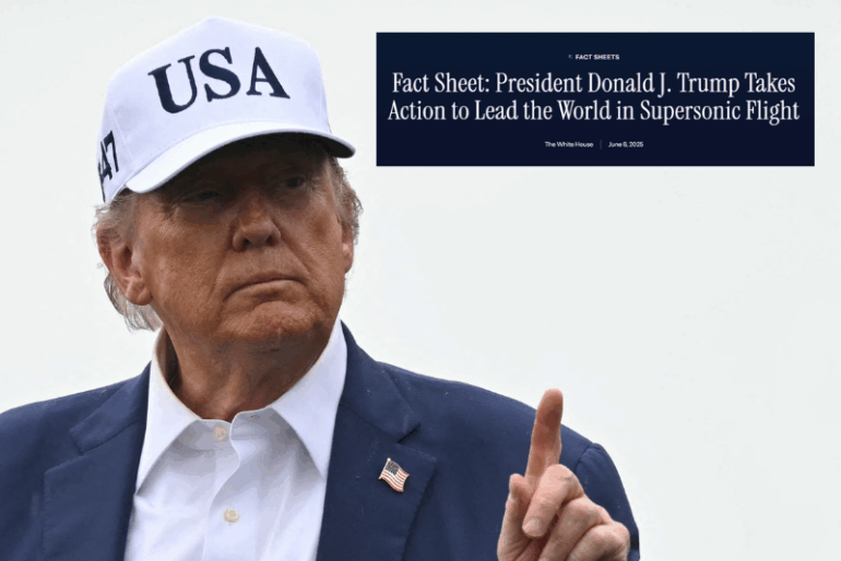 Trump signs executive order to promote supersonic aviation in U.S. – One America News Network