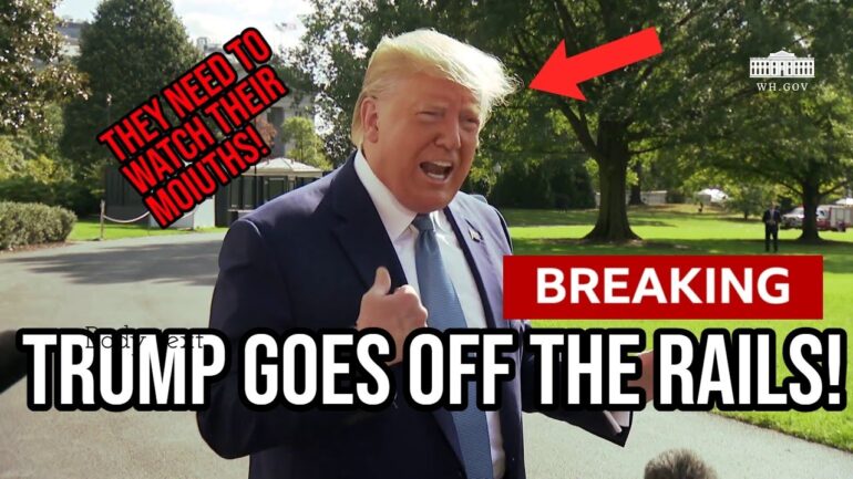 BREAKING: Trump's Press Gaggle with Reporters GOES OFF THE RAILS!