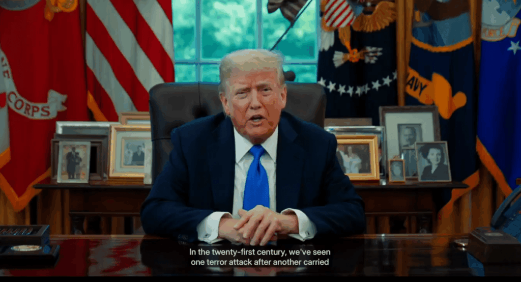 Politics: “fulfilling his promise to protect americans” – donald trump
