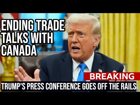 HUGE TRADE UPDATES: Trump's Press Conference goes OFF THE RAILS!