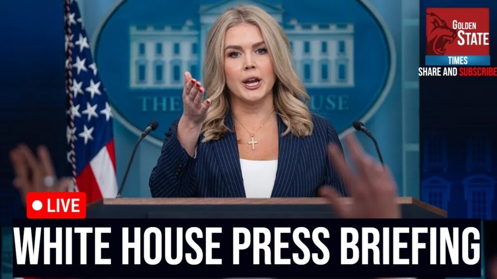 LIVE: White House News Briefing on this Weeks Trump Agenda and Policy!