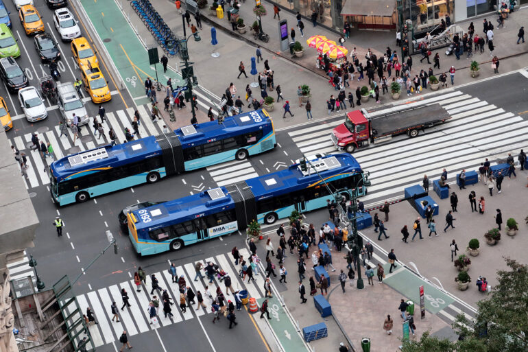 Politics: nyc's plan to turn 34th street into 'busway' is