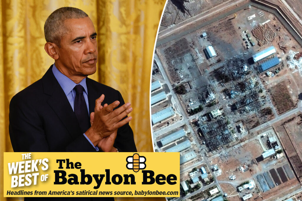 Politics: obama distraught as trump bombs nuke factory he paid