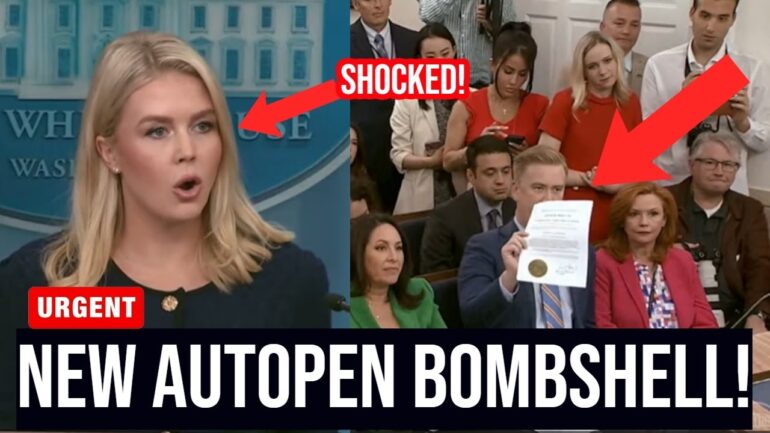 Peter Doocy Drops HUGE Biden AUTOPEN Bombshell at Briefing - Pardons Null and Void!