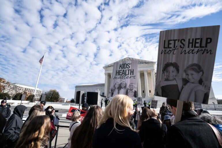 Politics: supreme court divided — trans youth rights hit hard