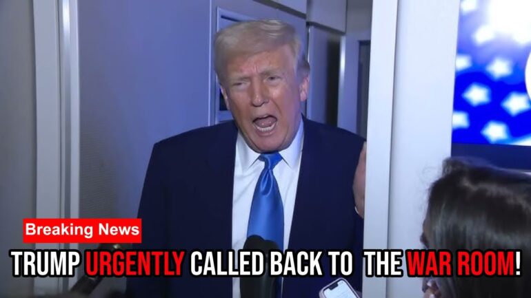 Trump gives CRITICAL Updates on Israel and Iran as He is URGENTLY Called to the Situation Room!