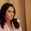 WASHINGTON, DC - APRIL 10: Director of National Intelligence Tulsi Gabbard listens during a Cabinet meeting at the White House on April 10, 2025 in Washington, DC. U.S. President Donald Trump convened a Cabinet meeting a day after announcing a 90-day pause on ‘reciprocal’ tariffs, with the exception of China. (Photo by Anna Moneymaker/Getty Images)