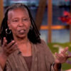 Politics: whoopi goldberg fails to see the irony of her