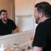 Satire news: proactive man starts working on dracula impression early