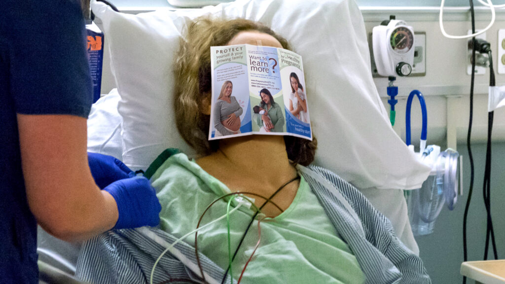 Satire news: texas doctor tapes pregnancy pamphlet to comatose woman’s