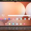 Samsung Galaxy Tab S10 Ultra attached to keyboard