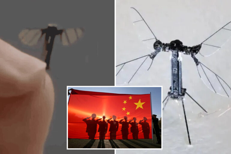 Science & tech: china unveils mosquito sized drone designed for stealth