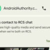 Google Messages RCS invite