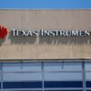 Texas Instruments building signage.