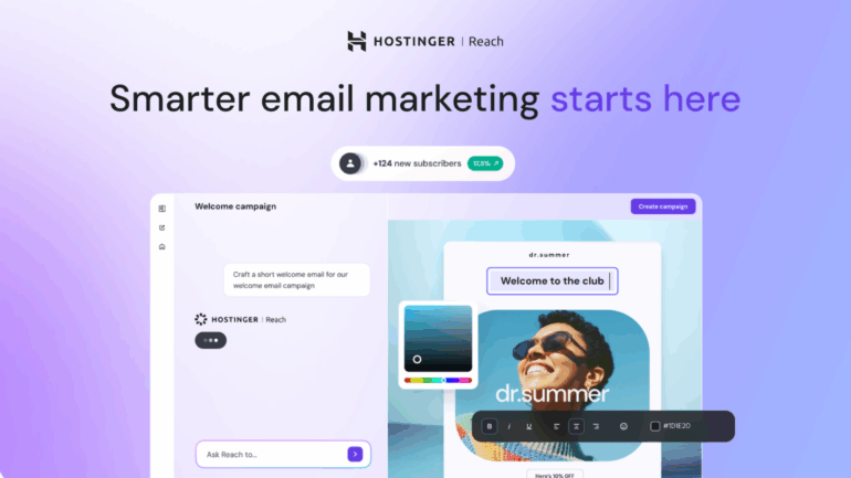 Science & tech: this ai email marketing tool from hostinger