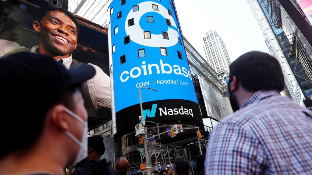 Stock market: coinbase is best performing stock in s&p 500 in