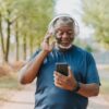 Walking to music with a fast tempo can make your exercise more intense and help you maintain a fast pace.
