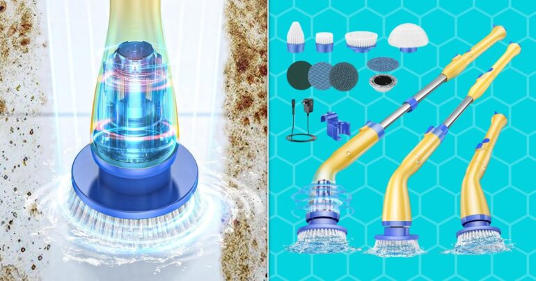 Travel & lifestyle: back saving electric scrubber is under $25 on