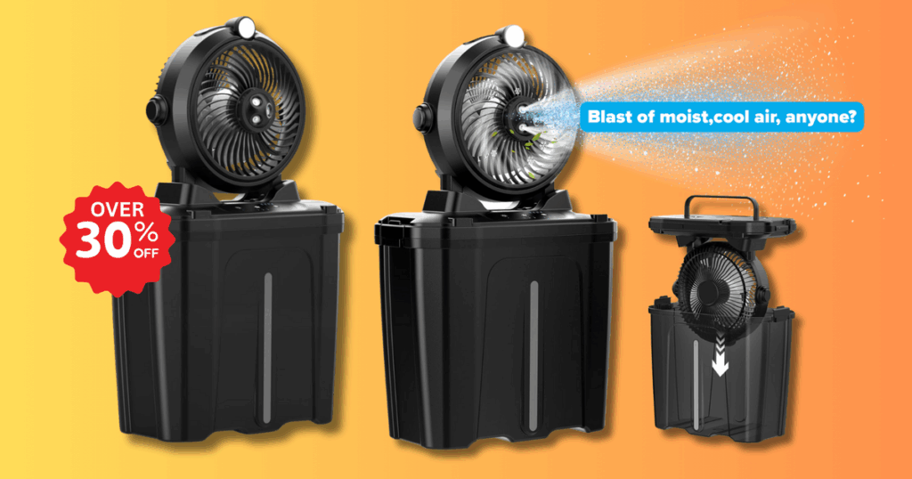 Travel & lifestyle: beat summer heat with this portable misting
