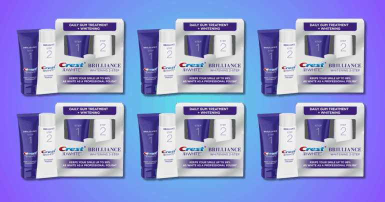 Travel & lifestyle: crest’s 3d white brilliance cleaning kit is