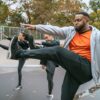 Proper form and warmups before exercise are crucial in preventing knee pain.