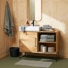 The towels are thick, soft, absorbent and come in stunning earthy colors like this moss green.