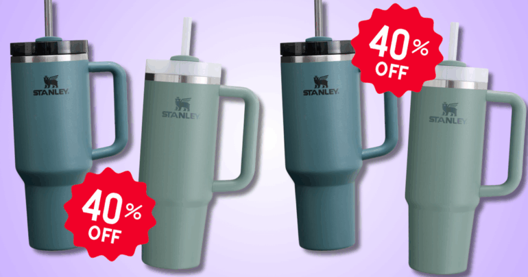 Travel & lifestyle: stanley tumblers are 40% off for the