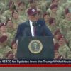 President Trump Delivers Remarks at Fort Bragg
