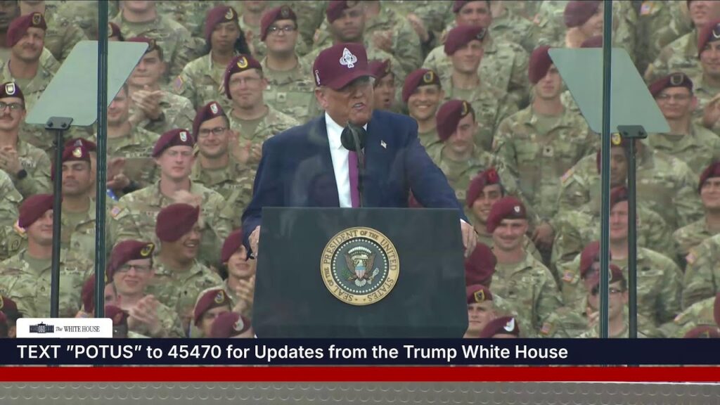 President Trump Delivers Remarks at Fort Bragg