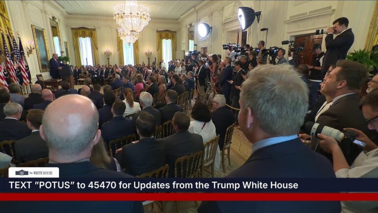 President Trump Participates in a Bill Signing Ceremony, June 12, 2025