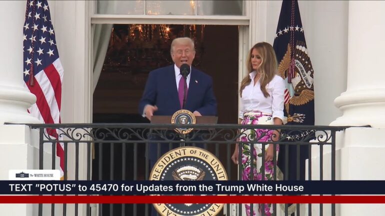 President Trump and the First Lady Participate in the Congressional Picnic