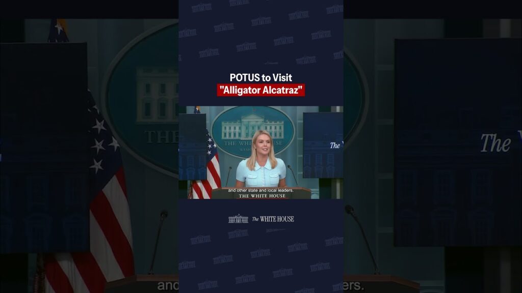 Press Secretary Karoline Leavitt previews President Trump's upcoming trip to "Alligator Alcatraz"