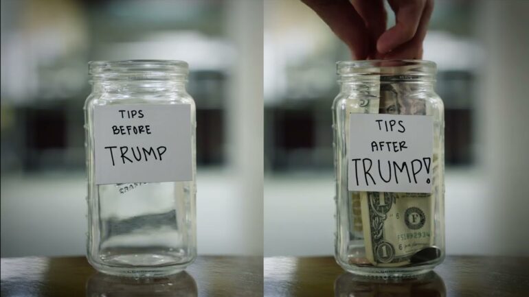YOU EARNED IT, YOU KEEP IT. NO TAX ON TIPS. 🇺🇸