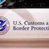 US Customs and Border Protection vehicle logo and text