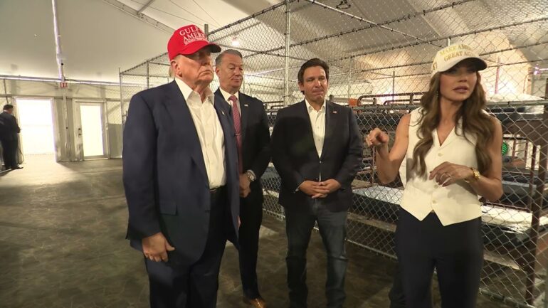 President Trump Participates in a Guided Walking Tour of Alligator Alcatraz - Part 2