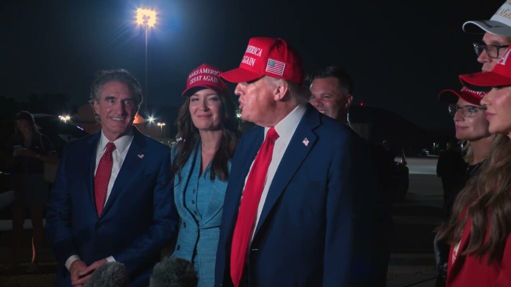 President Trump Gaggles with Press at Joint Base Andrews, July 04, 2025